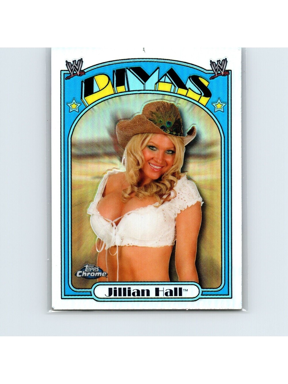 2007 Topps Chrome Heritage II WWE Jillian Hall #68 Refractors
